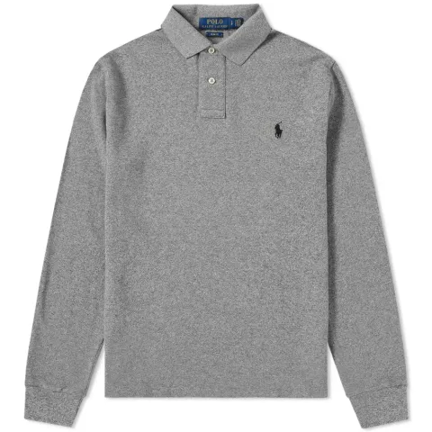 Long Sleeve Slim Fit Polo