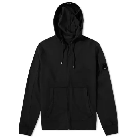 Garment Dyed Light Fleece Zip Hoody