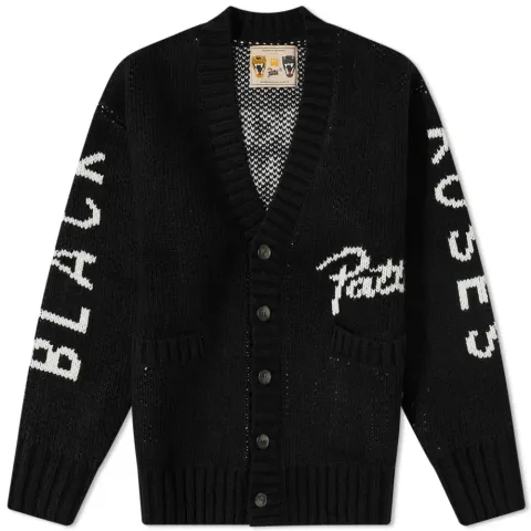 Black Roses Knitted Cardigan