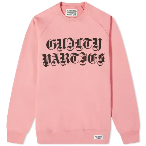 Washed Heavy Weight Crew Sweat Shirt