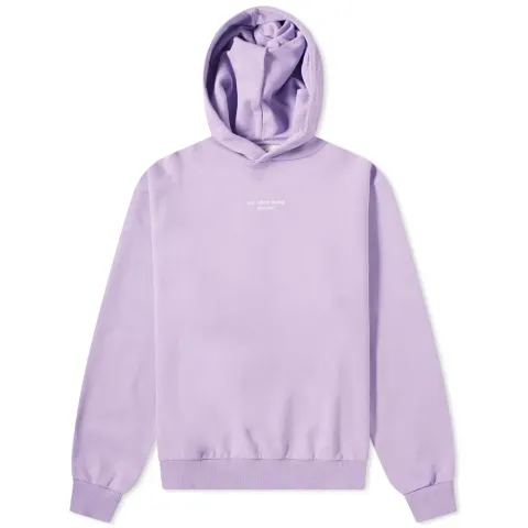 Centre Logo Slogan Hoodie