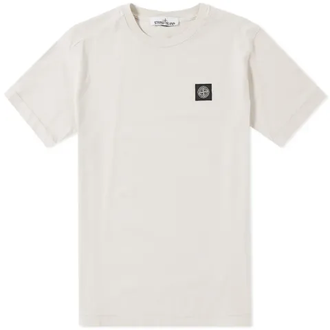 Garment Dyed Patch Logo Tee