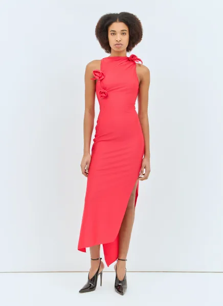 Asymmetric Flower Gown