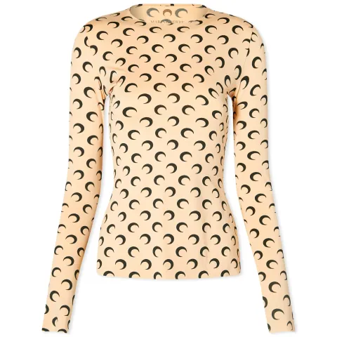Regenerated All Over Moon Second Skin Top