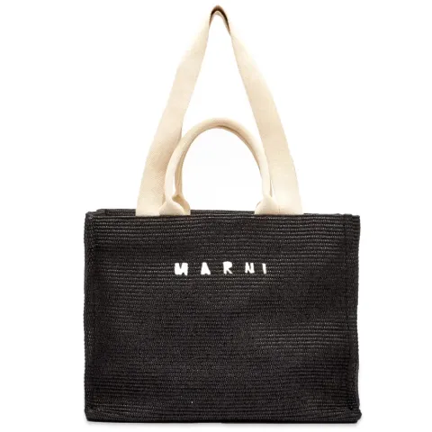 Large Logo Basket Bag