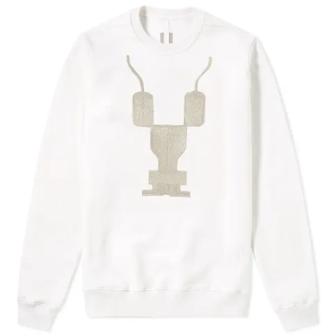 DRKSHDW Embroidered Logo Crew Sweat