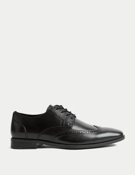 Marks & Spencer Leather Brogues Black