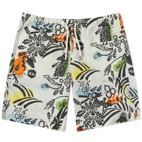 Multi Print Shorts