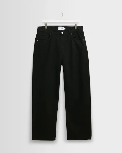 Felix - Black Loose Fit Denim Jeans