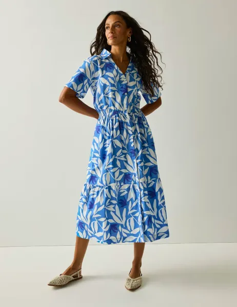 Regatta Navagio Pure Cotton Midi Shirt Dress