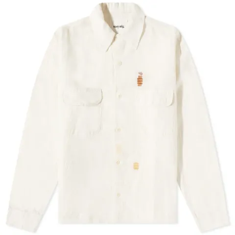 Story mfg. Snack Monogram Overshirt