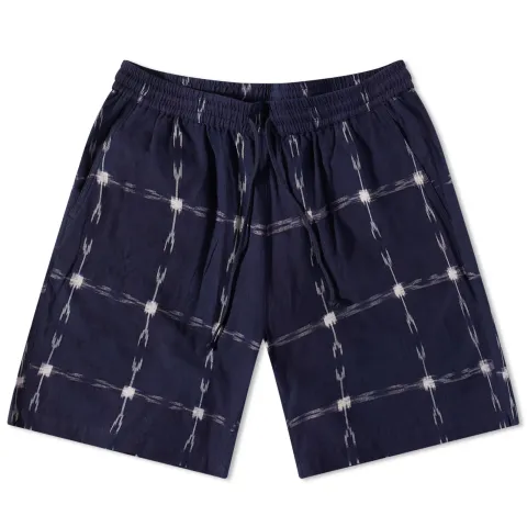 Indian Ikat Lumber Shorts