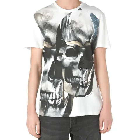 Double Oversized Skull Tee