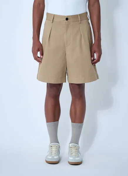 Single-Pleat Shorts