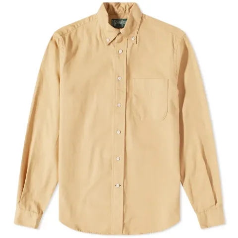 Button Down Overdyed Oxford Shirt - END. Excl