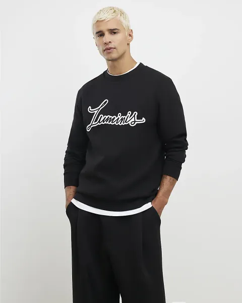 River Island Regular Fit Luminus Premium Sweatshirt