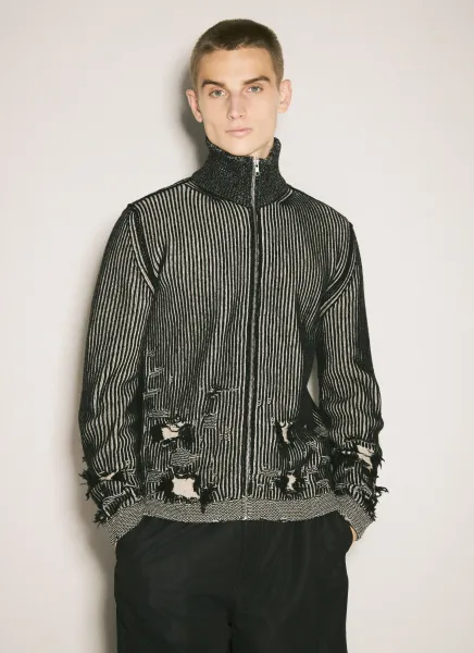 Ribbed Wool Cardigan