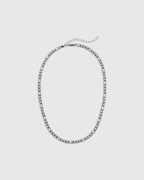 River Island Steel Chain Necklace