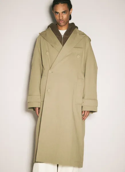 Canvas Trench Coat