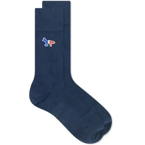 Maison Kitsuné Tricolor Fox Sock