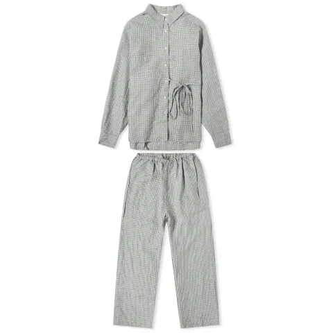 Off Centre Tie Linen Set