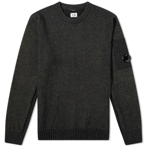 Arm Lens Fleece Knit Crew