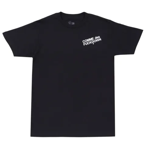 Comme des Fuckdown Front & Back Print Tee