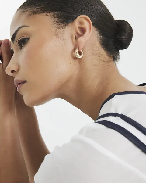 River Island Pack Of 3 Hoop Earrings