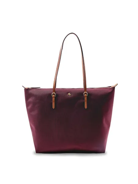 Lauren Ralph Lauren Women's Keaton 31 Large Nylon Tote Bag