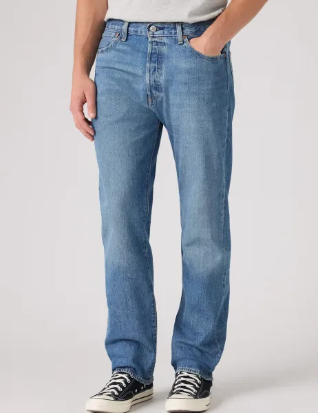 Levi's Levi's 501 Straight Fit Jeans Mid Blue