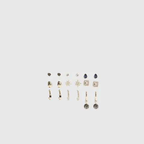 River Island Crystal Bead Earrings Multipack