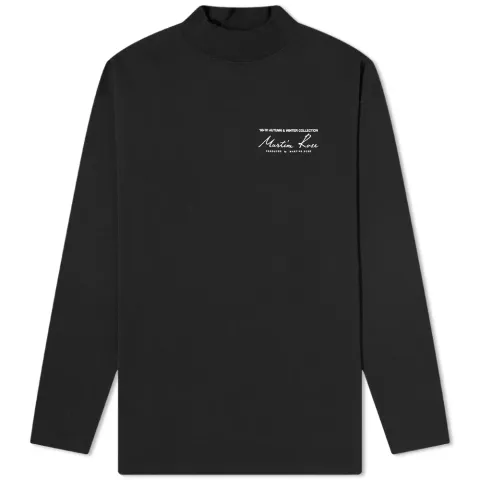 Mock Neck Long Sleeve Tee