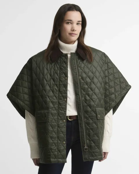 Mildred Quilted Cape