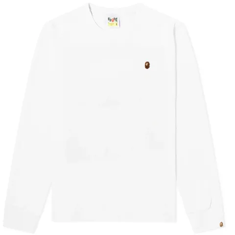 Long Sleeve Ape Head One Point T-Shirt