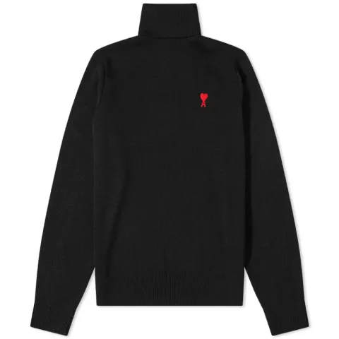 AMI Small A Roll Neck Knit