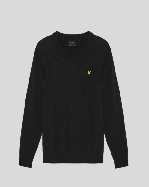 Lyle & Scott Lambswool Blend V-Neck Jumper