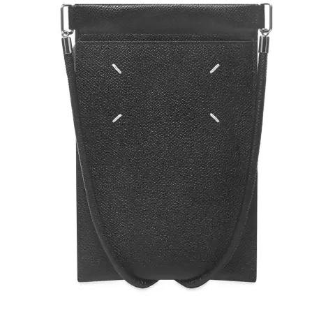 Grained Leather Phone Pouch