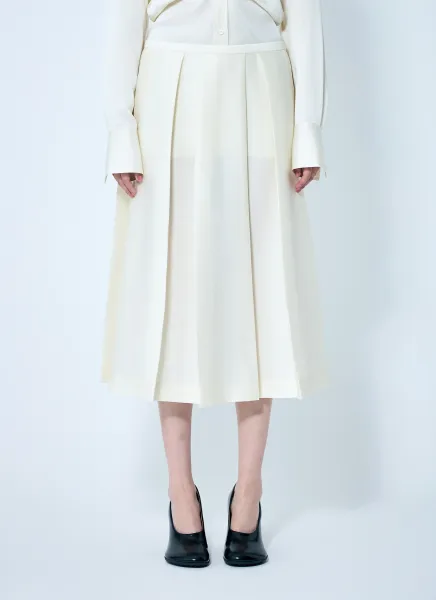 Wool Silk Twinflower Skirt