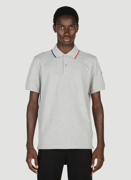 Logo Patch Polo Shirt