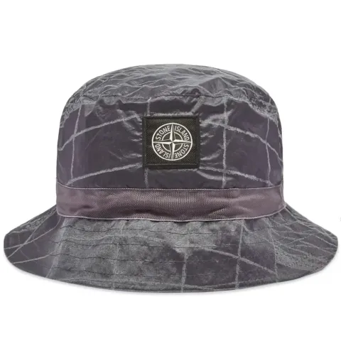 Reflective Grid Bucket Hat