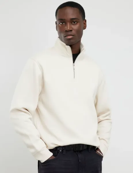 River Island Pure Cotton Funnel Neck Long Sleeve Sweatshirt