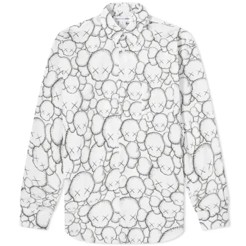 Comme des Garcons SHIRT Poplin Kaws Print Shirt