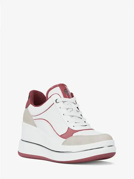 Emmy Mixed-Media Wedge Trainer