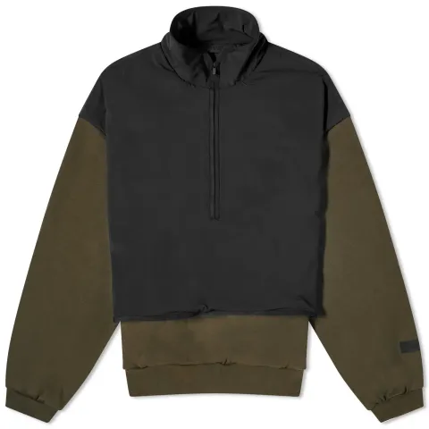 Spring Nylon Fleece Mockneck Sweat