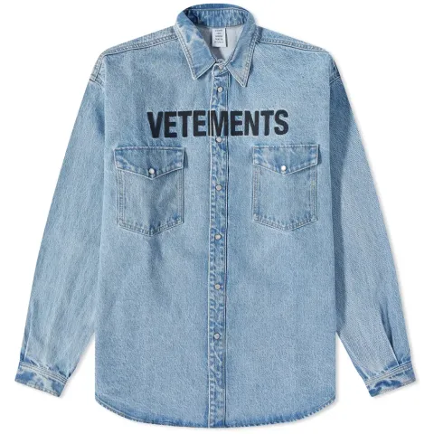 Logo Denim Shirt