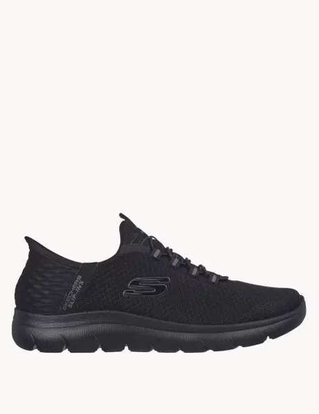 Skechers Summits High Range Slip-ins Trainers Black/Black