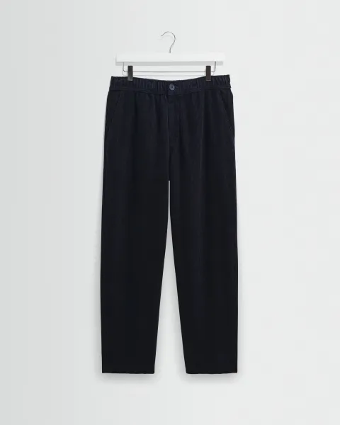 Kurt - Navy Cotton Corduroy Trouser