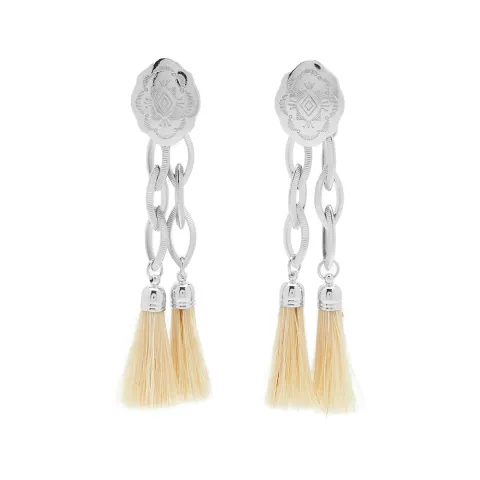 TOGA Chain Fringe Earrings