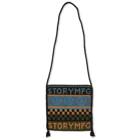 Story mfg. Crochet Peace Stash Bag
