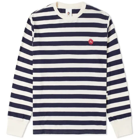 Long Sleeve Stripe Apple Tee